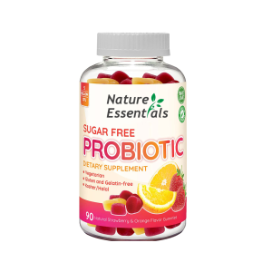 Nature Essentials Probiotics - 10 Billion CFU - Gut & Immune Support - 90 Gummies