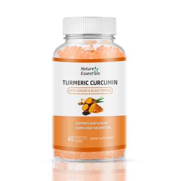 Turmeric Curcumin Supplement Gummies with Black Peppers & Ginger Root Extract for Immune Support Joint and Heart Health Supplements for Max Absorption Gluten Free