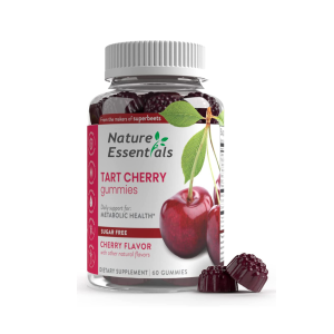 Nature Essentials Raw Vegan Cherry Extract Gummy for Joint Support - 60 Gummies