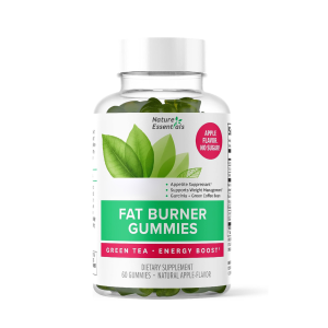 Nature Essentials Weight Loss Tea Fat Burner Gummies with Green Coffee & Garcinia - Burn Belly Fat for Women & Men - 60 Gummies